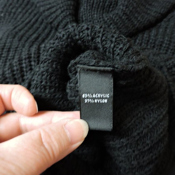 JOSEPHINE CHAUS women's turtle neck, sleeveless, sweater M  blk - Picture 6 of 6